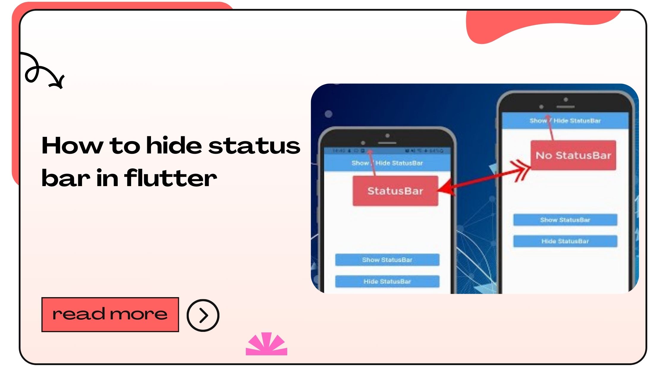 How to Hide Status Bar in Flutter