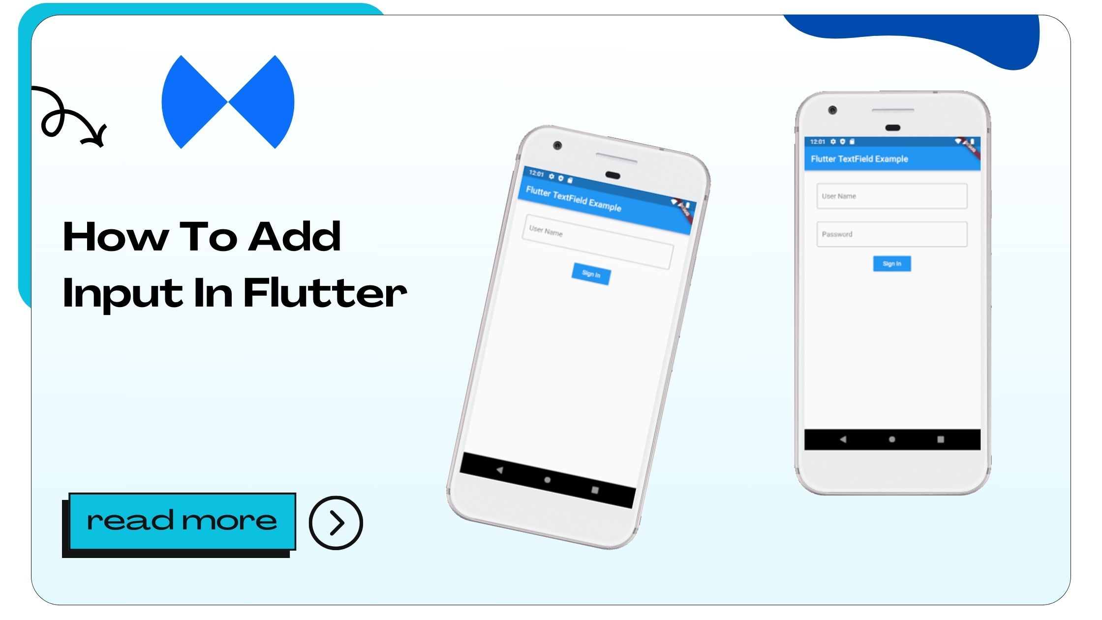 How to Add Input in Flutter